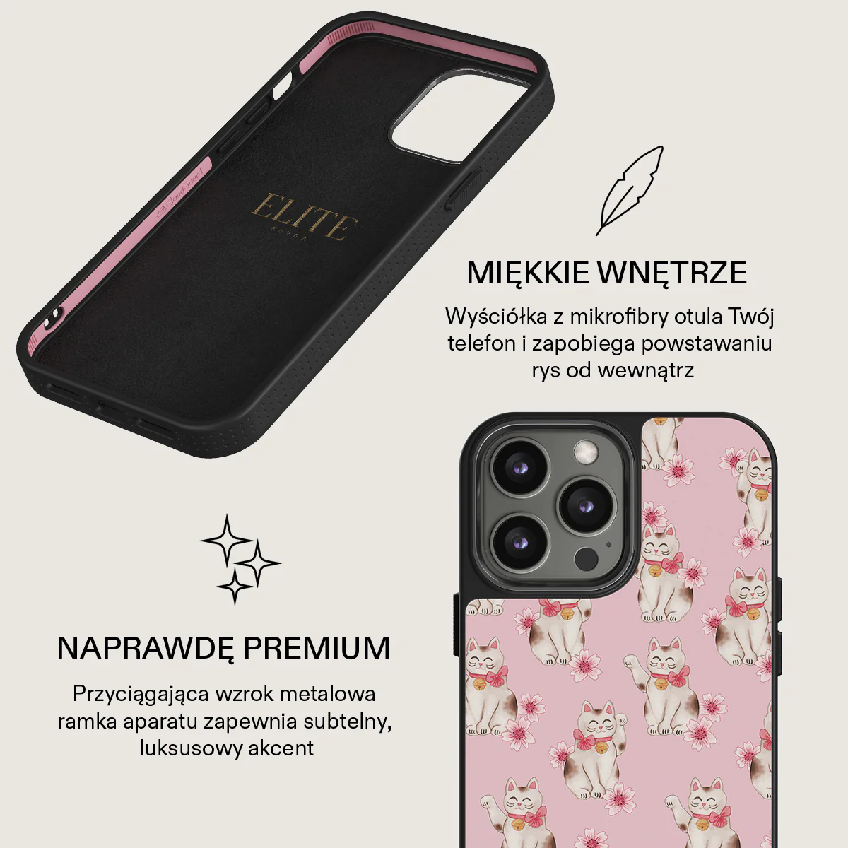 Maneki Neko - iPhone 14 Pro Etui - Image 17