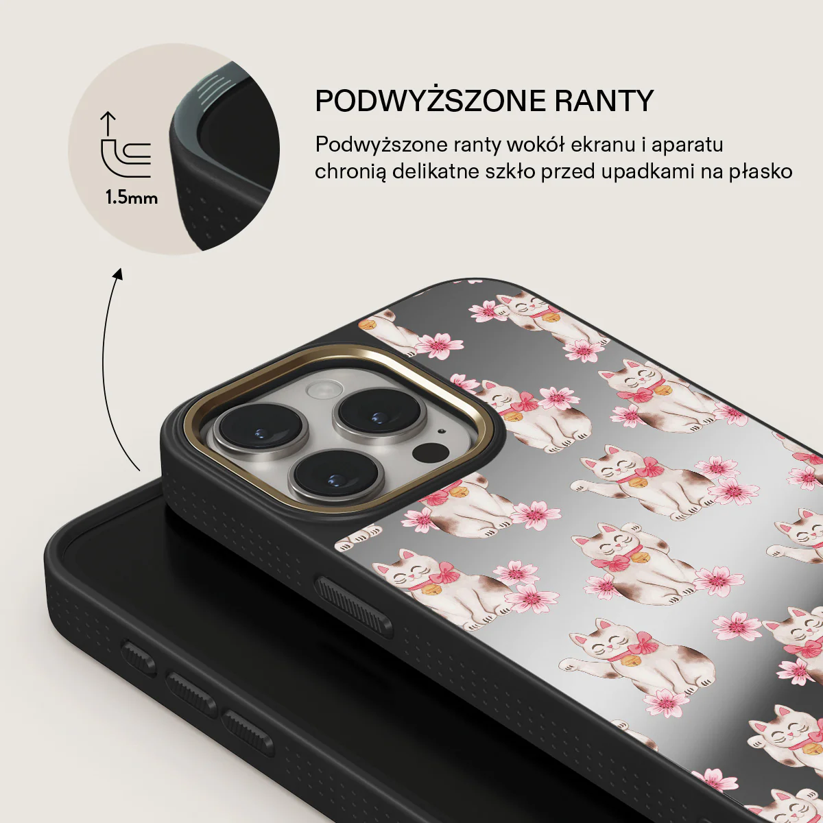 Maneki Neko - iPhone 14 Pro Etui - Image 30