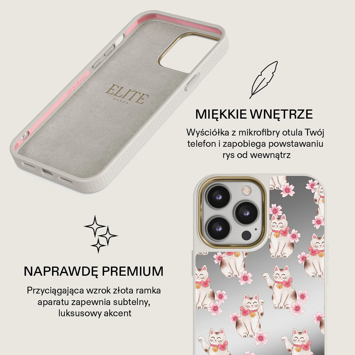 Maneki Neko - iPhone 14 Pro Etui - Image 48