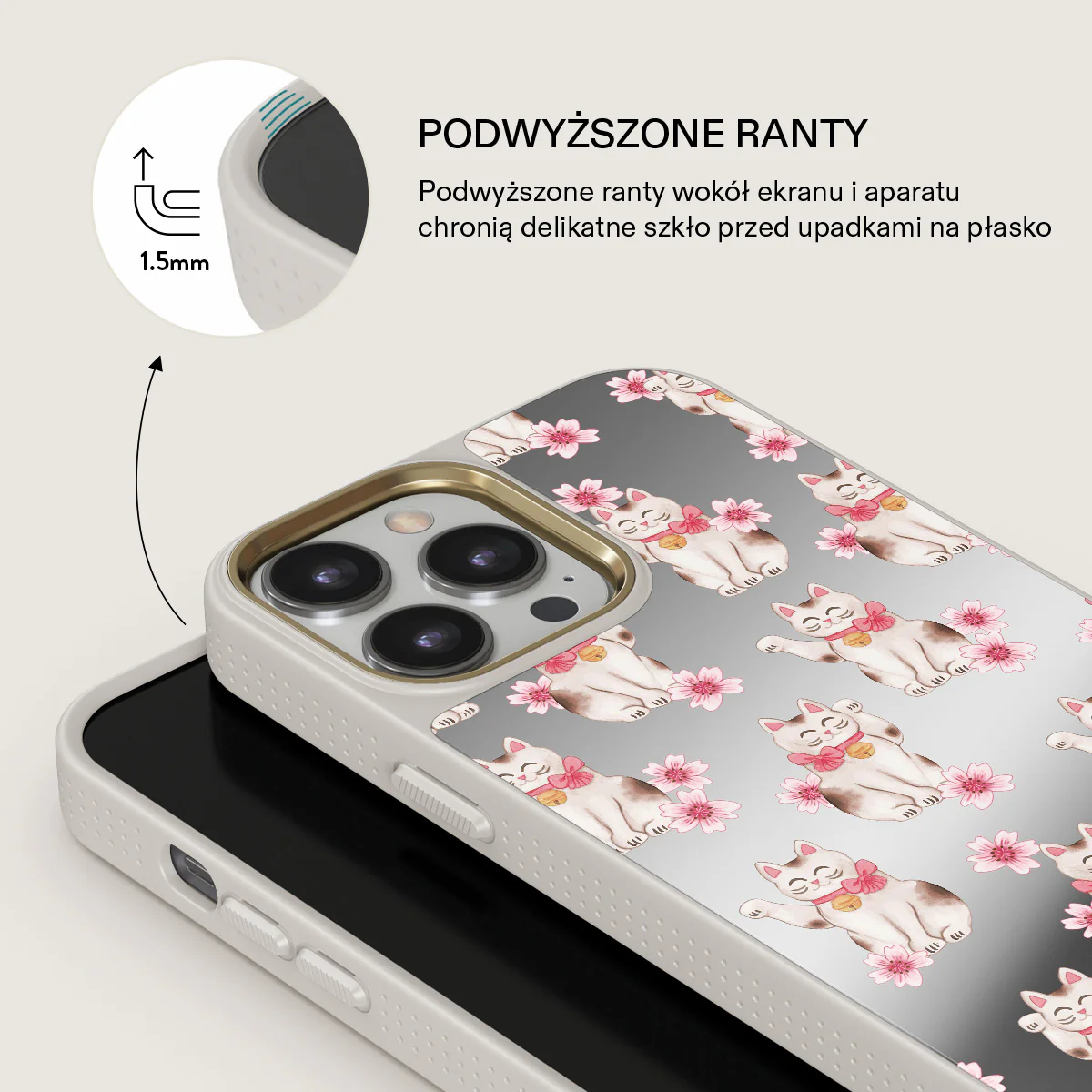Maneki Neko - iPhone 14 Pro Max Etui - Image 46