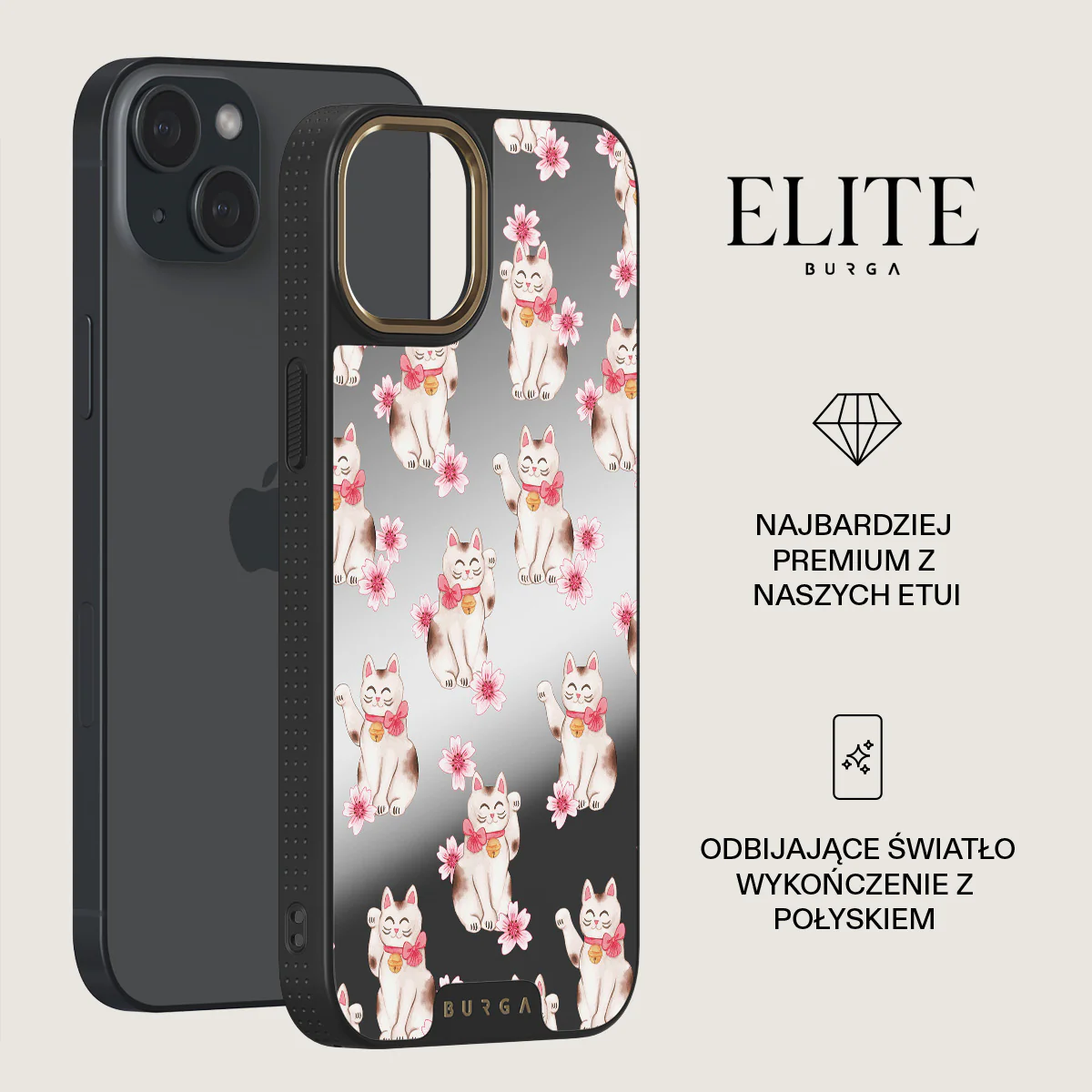 Maneki Neko - iPhone 15 Etui - Image 27