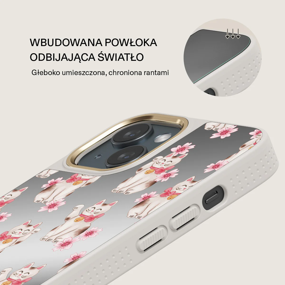Maneki Neko - iPhone 15 Etui - Image 45