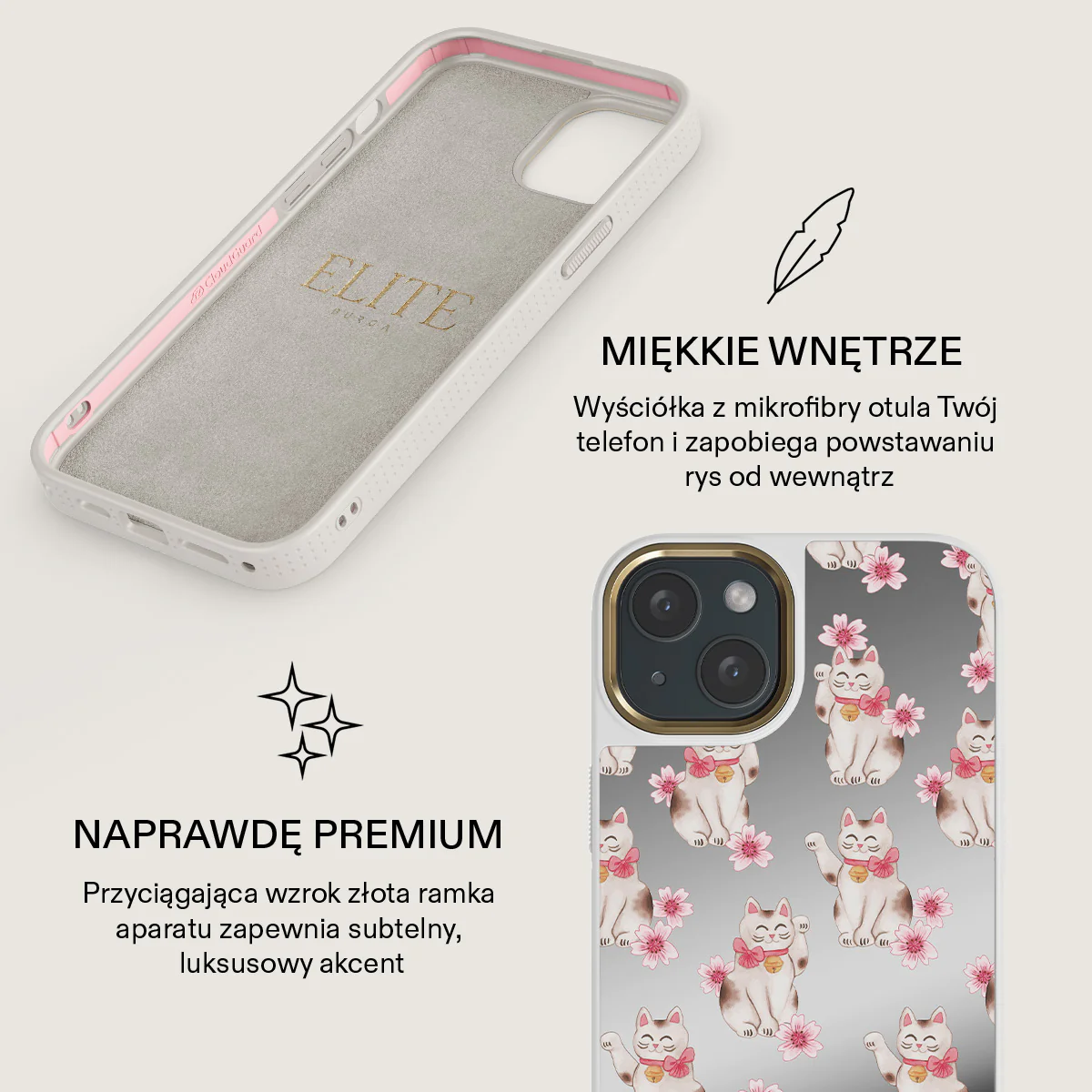 Maneki Neko - iPhone 15 Etui - Image 48