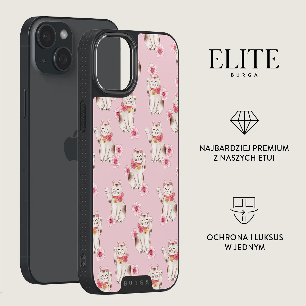 Maneki Neko - iPhone 15 Plus Etui - Image 13