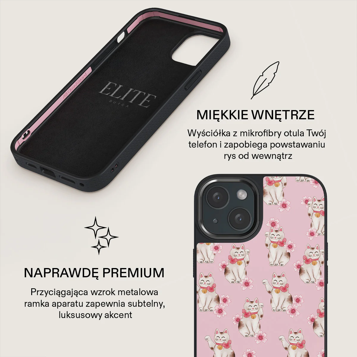 Maneki Neko - iPhone 15 Plus Etui - Image 17
