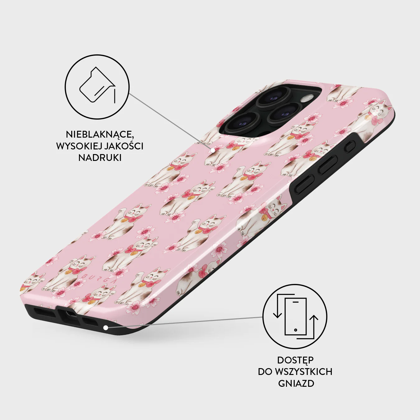 Maneki Neko - iPhone 15 Pro Max Etui - Image 3