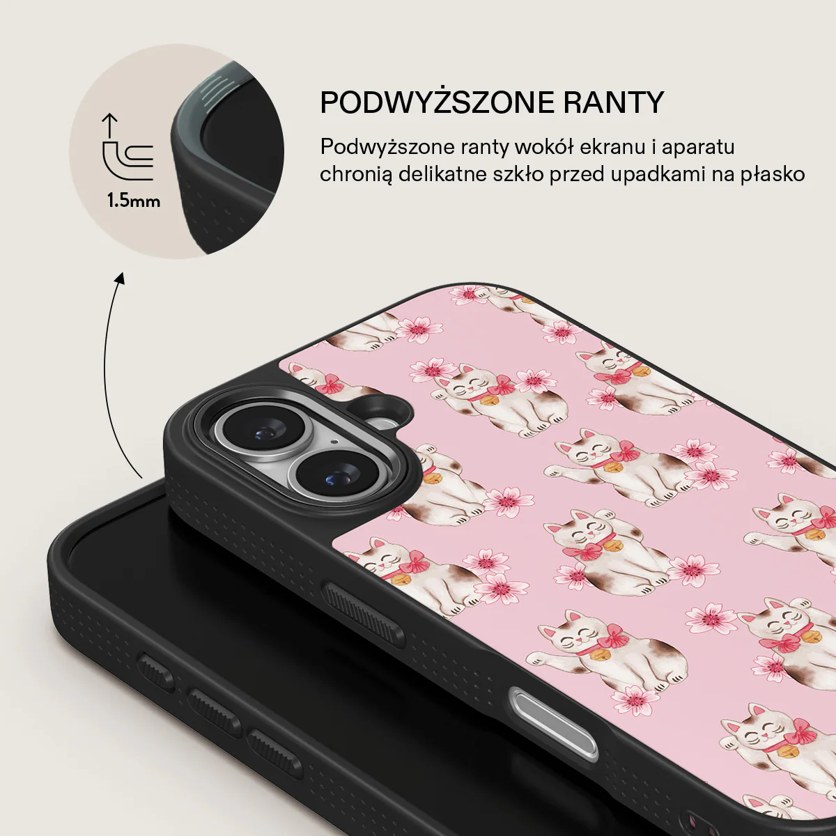 Maneki Neko - iPhone 16 Etui - Image 16