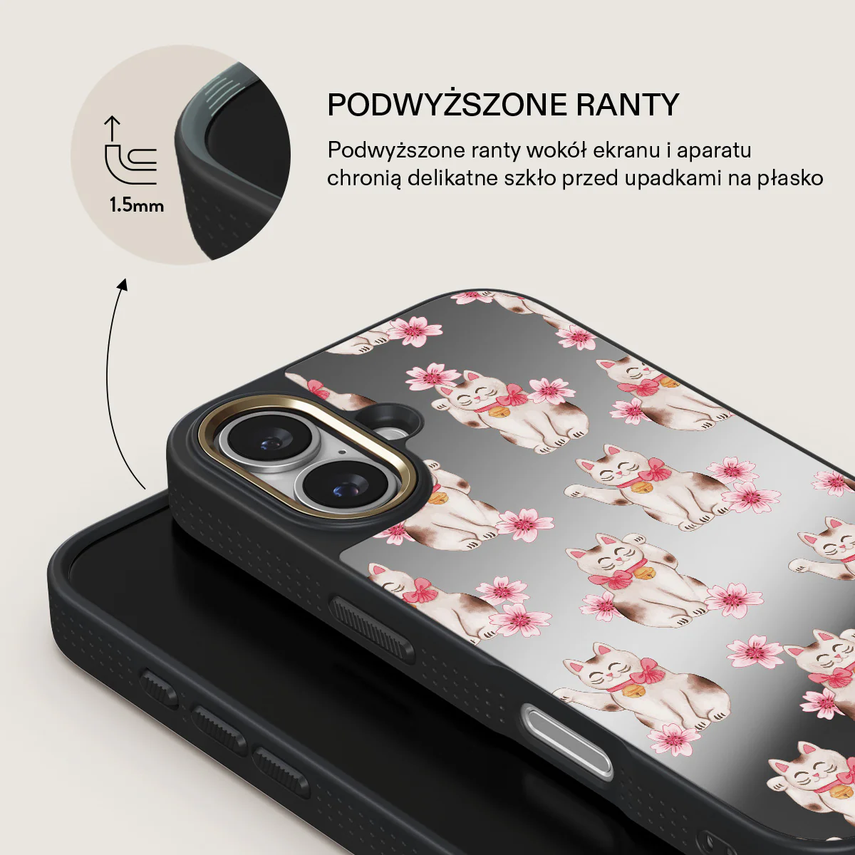 Maneki Neko - iPhone 16 Etui - Image 31