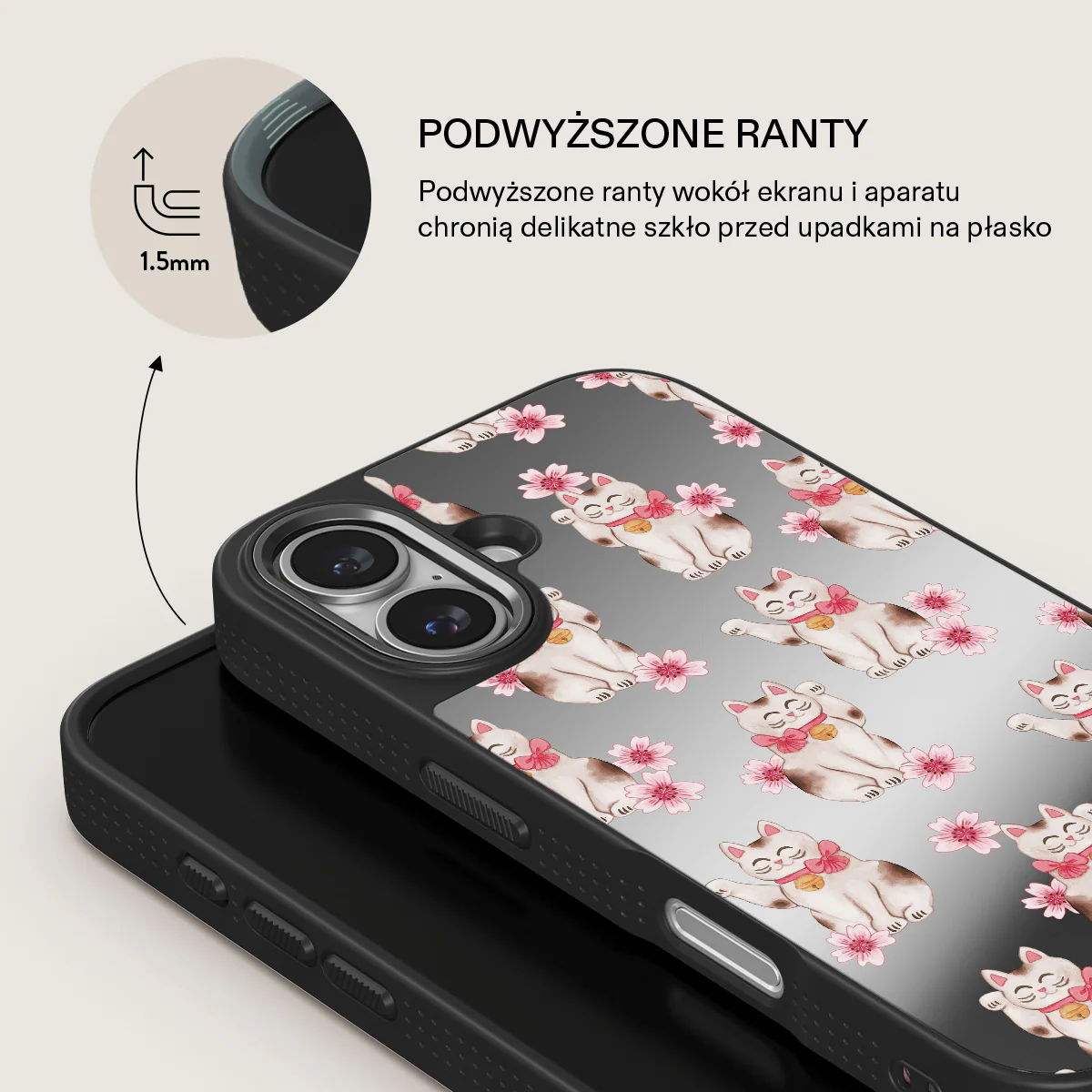 Maneki Neko - iPhone 16 Etui - Image 39