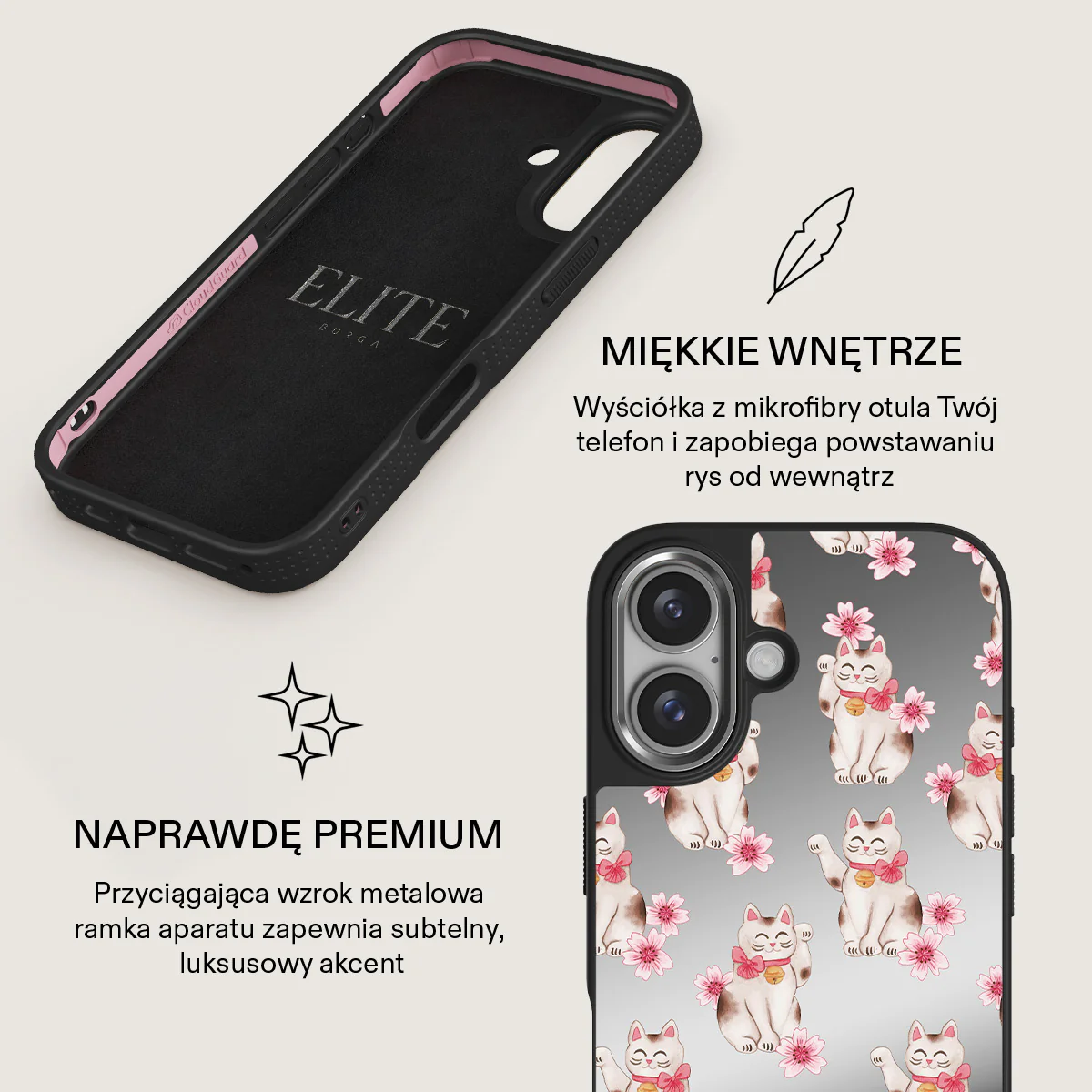 Maneki Neko - iPhone 16 Etui - Image 41