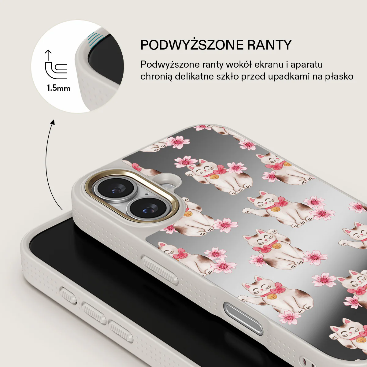 Maneki Neko - iPhone 16 Etui - Image 47