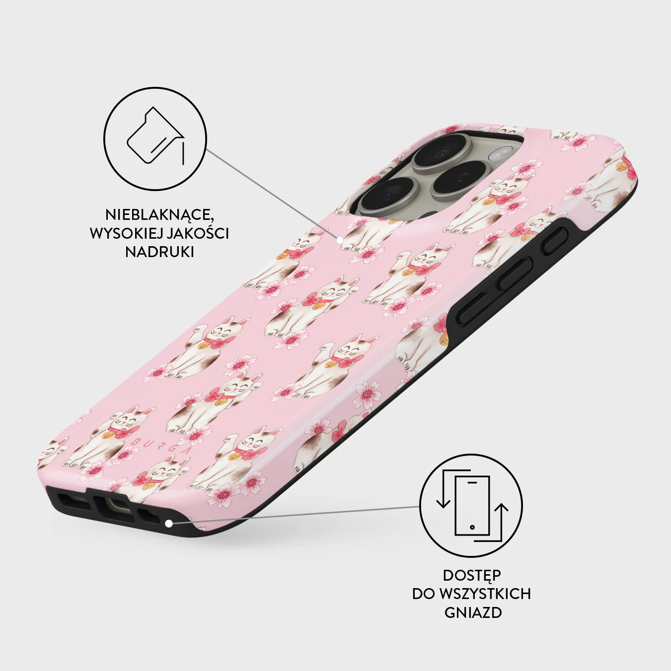 Maneki Neko - iPhone 16 Pro Max Etui - Image 3