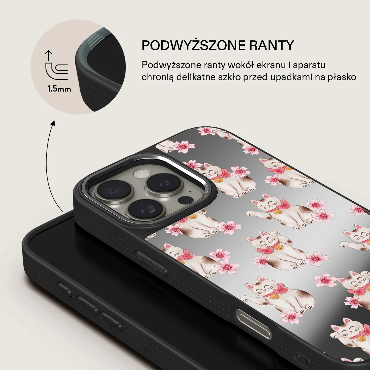 Maneki Neko - iPhone 16 Pro Max Etui - Image 39