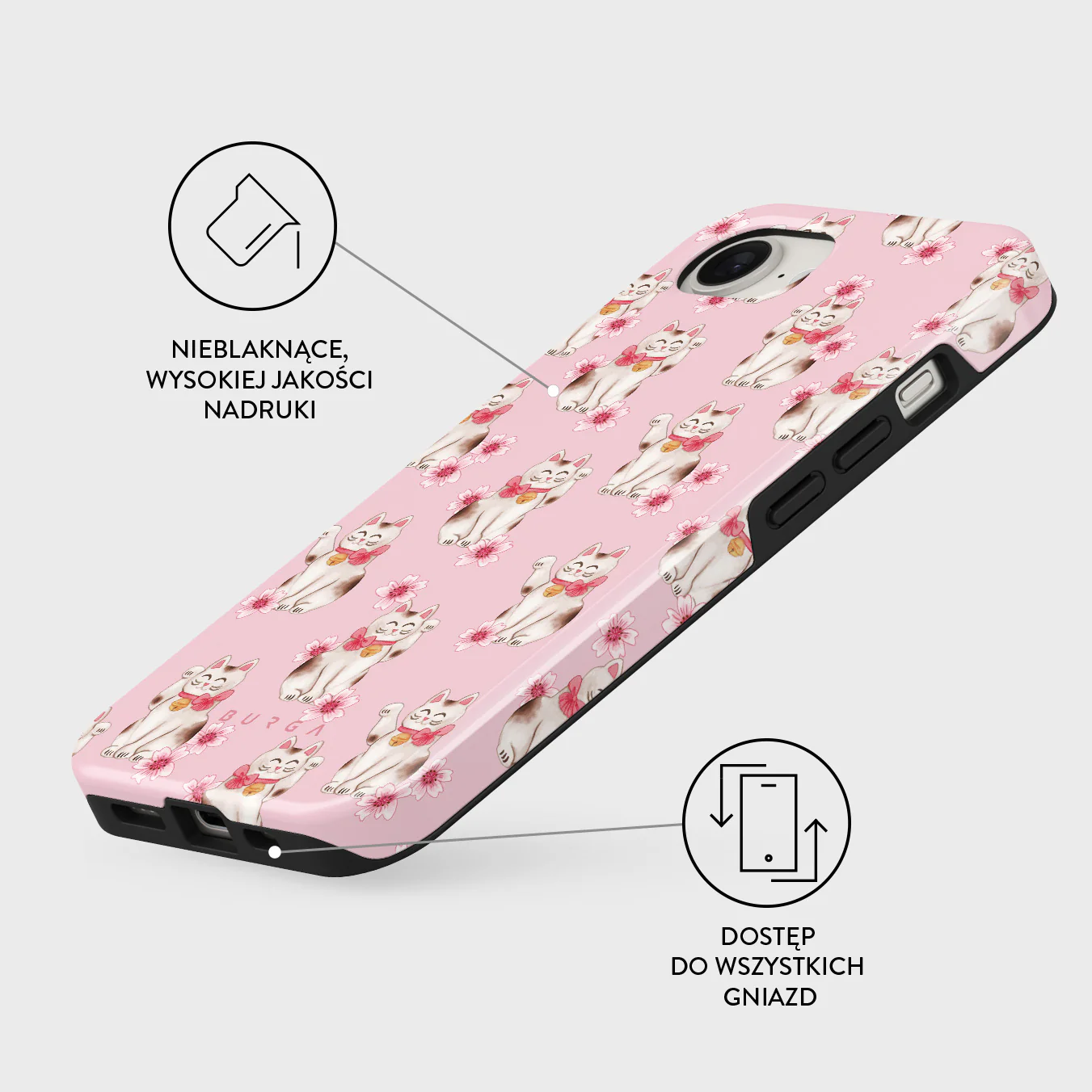 Maneki Neko - iPhone 16e Etui - Image 3