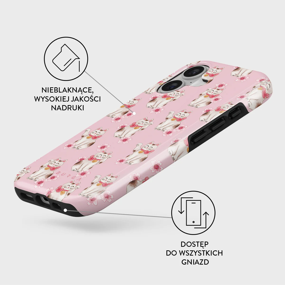 Maneki Neko - iPhone 17 Etui - Image 3