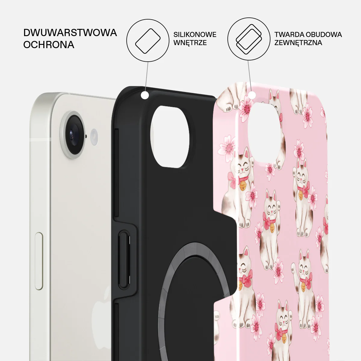 Maneki Neko - iPhone 17e Etui - Image 2
