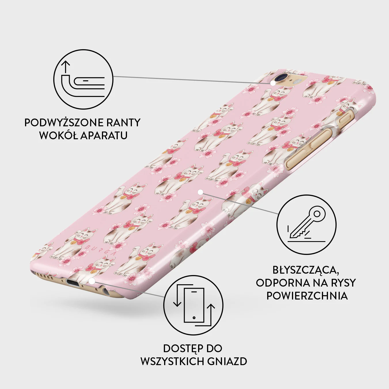 Maneki Neko - iPhone 6 / 6S Etui - Image 3