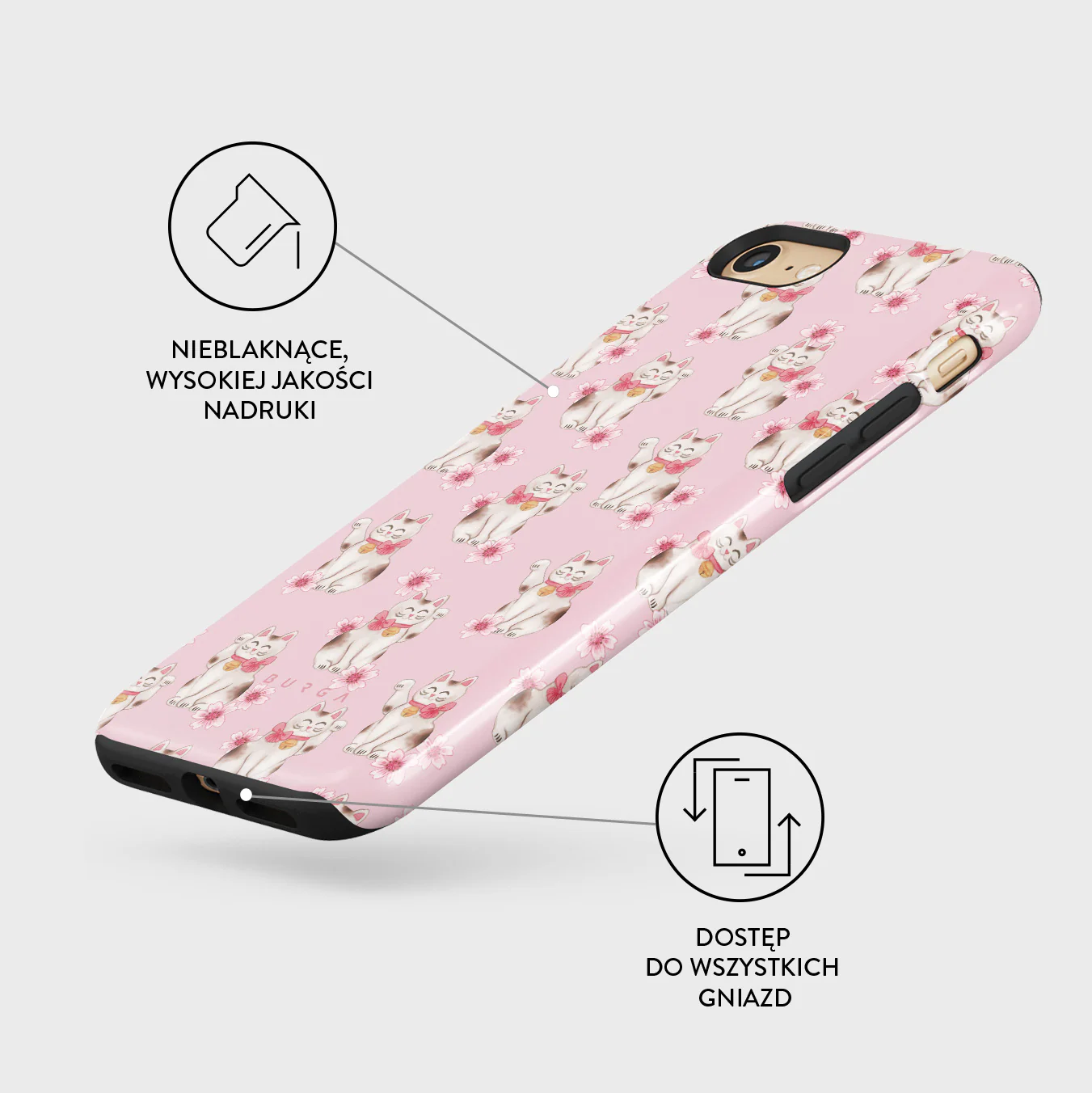 Maneki Neko - iPhone SE (2020) Etui - Image 7