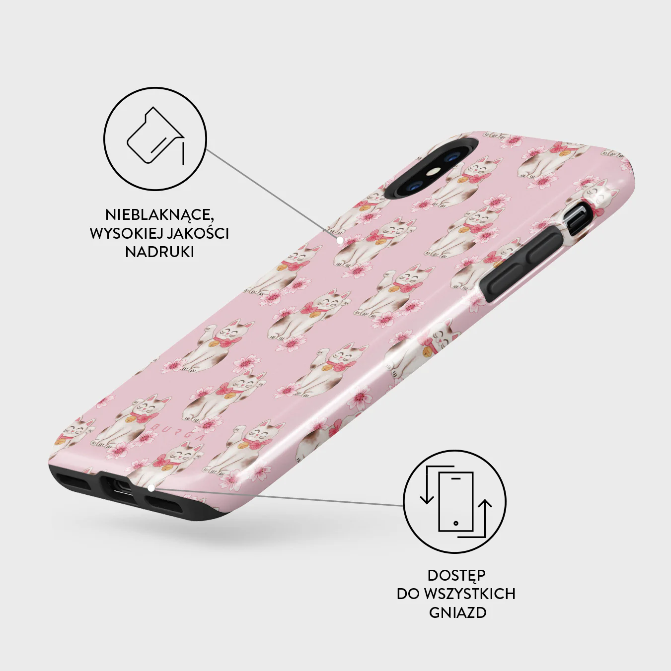 Maneki Neko - iPhone X / XS Etui - Image 7