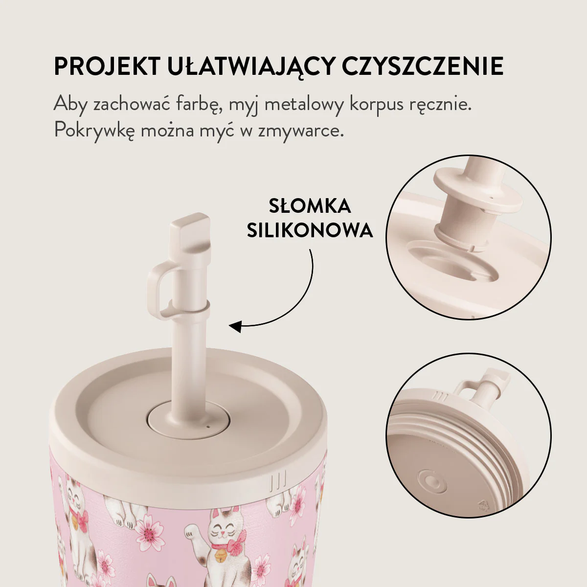 Maneki Neko - Kubek podróżny - Image 17