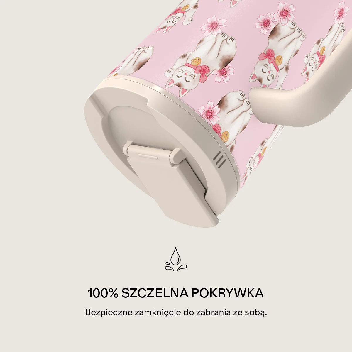 Maneki Neko - Kubek podróżny EasyGrip - Image 3