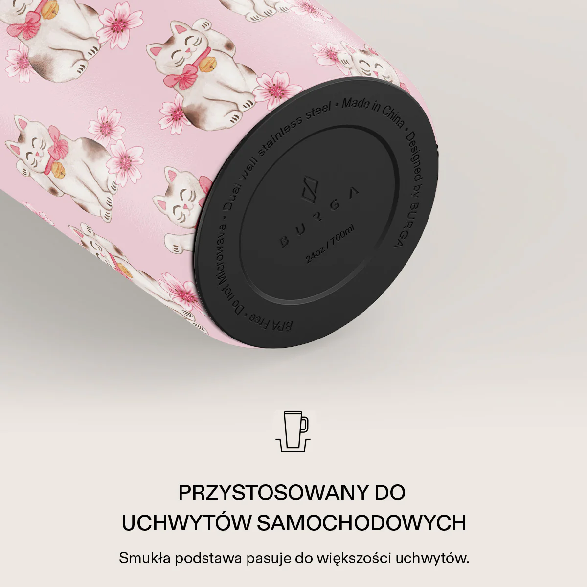 Maneki Neko - Kubek podróżny EasyGrip - Image 5