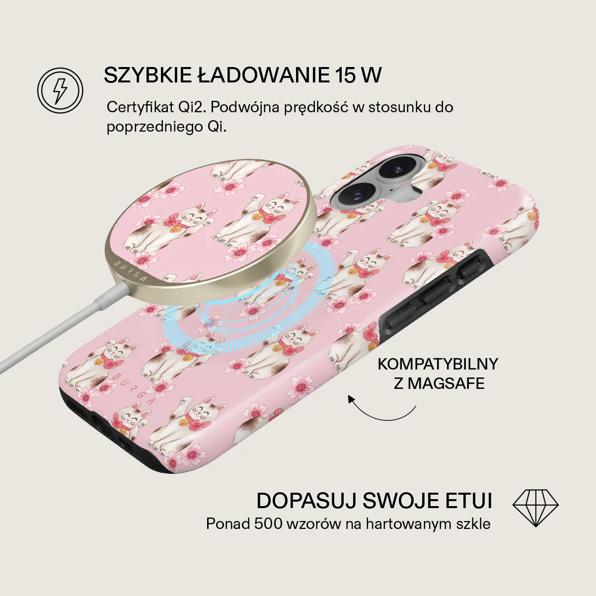 Maneki Neko - Magnetyczna ładowarka bezprzewodowa - Image 2