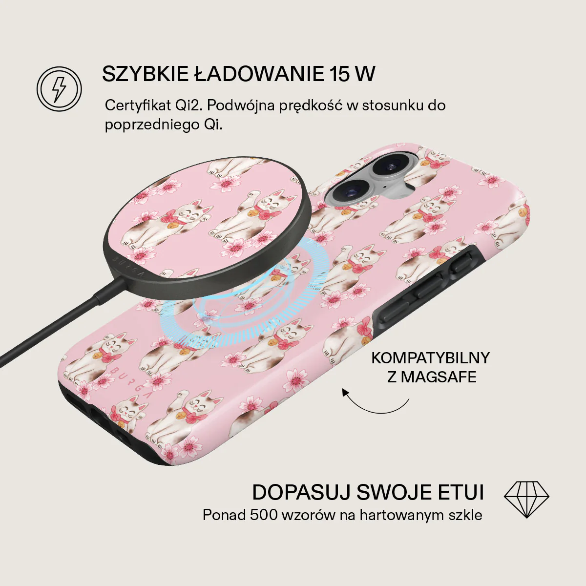 Maneki Neko - Magnetyczna ładowarka bezprzewodowa - Image 5