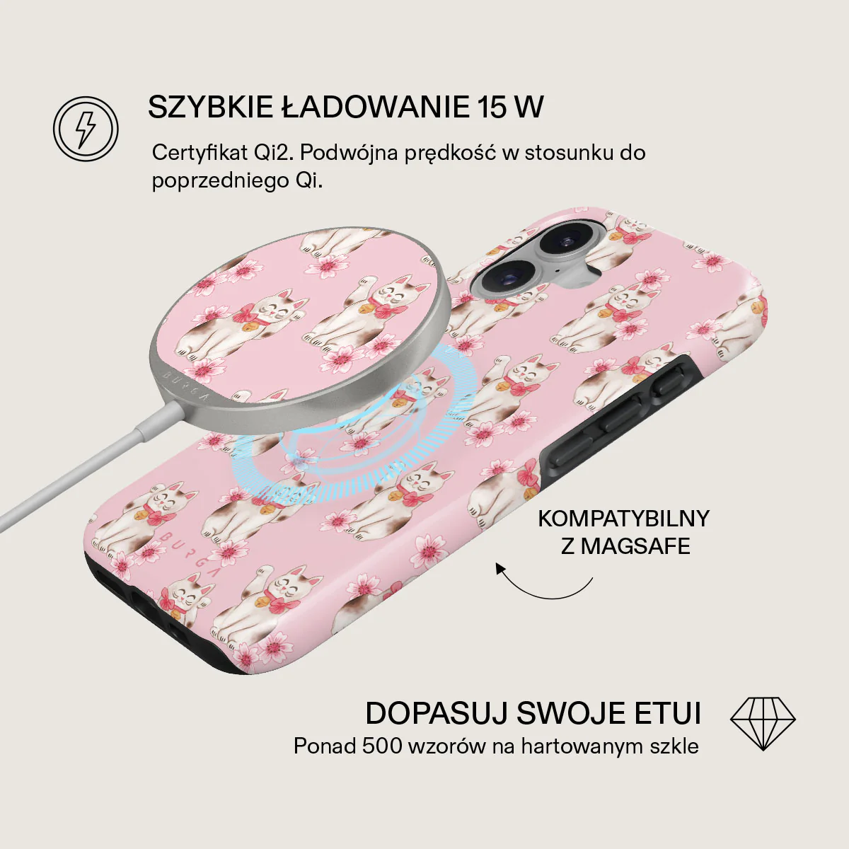 Maneki Neko - Magnetyczna ładowarka bezprzewodowa - Image 8