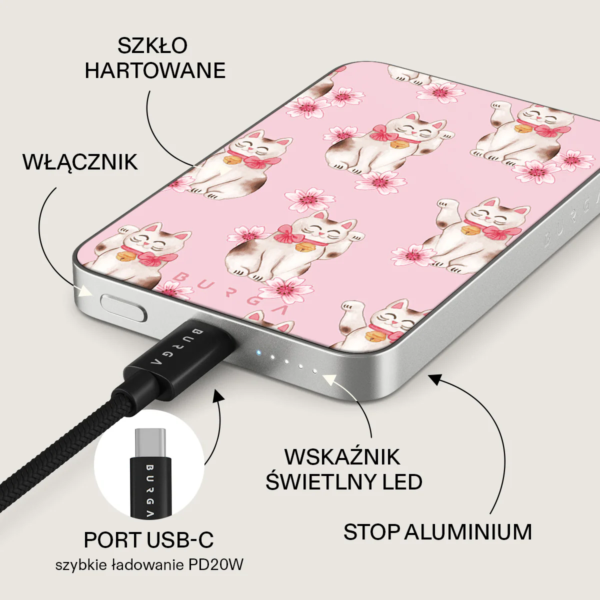 Maneki Neko - Magnetyczny power bank - Image 15