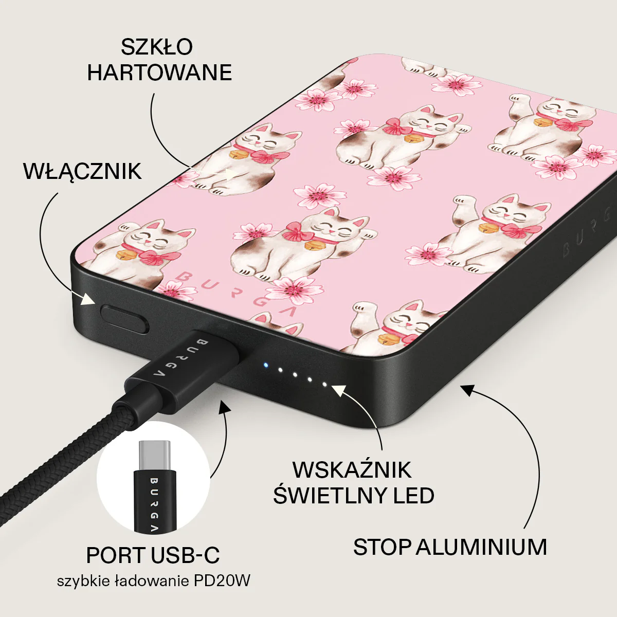 Maneki Neko - Magnetyczny power bank - Image 20