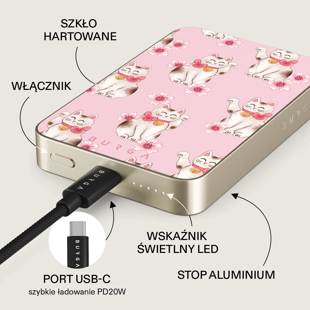 Maneki Neko - Magnetyczny power bank - Image 25