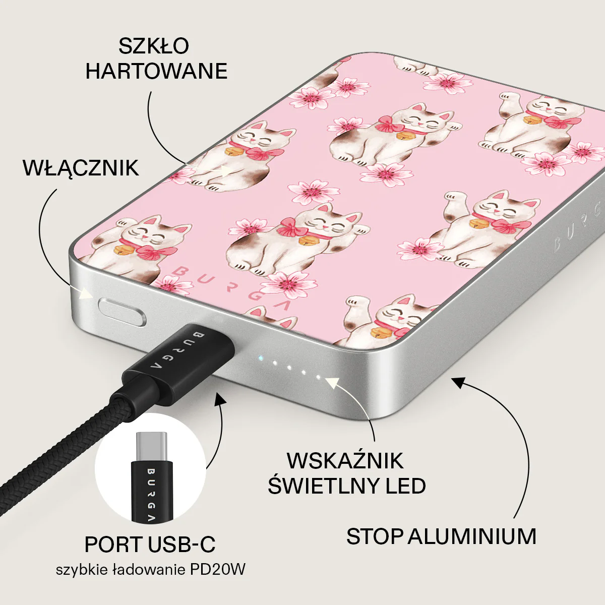 Maneki Neko - Magnetyczny power bank - Image 30