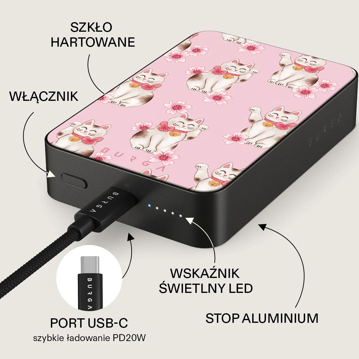 Maneki Neko - Magnetyczny power bank - Image 35
