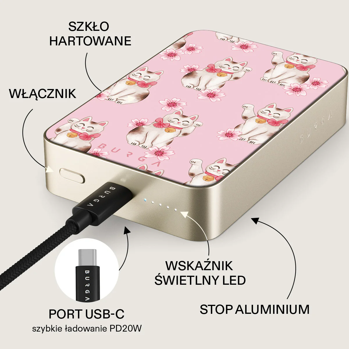 Maneki Neko - Magnetyczny power bank - Image 40