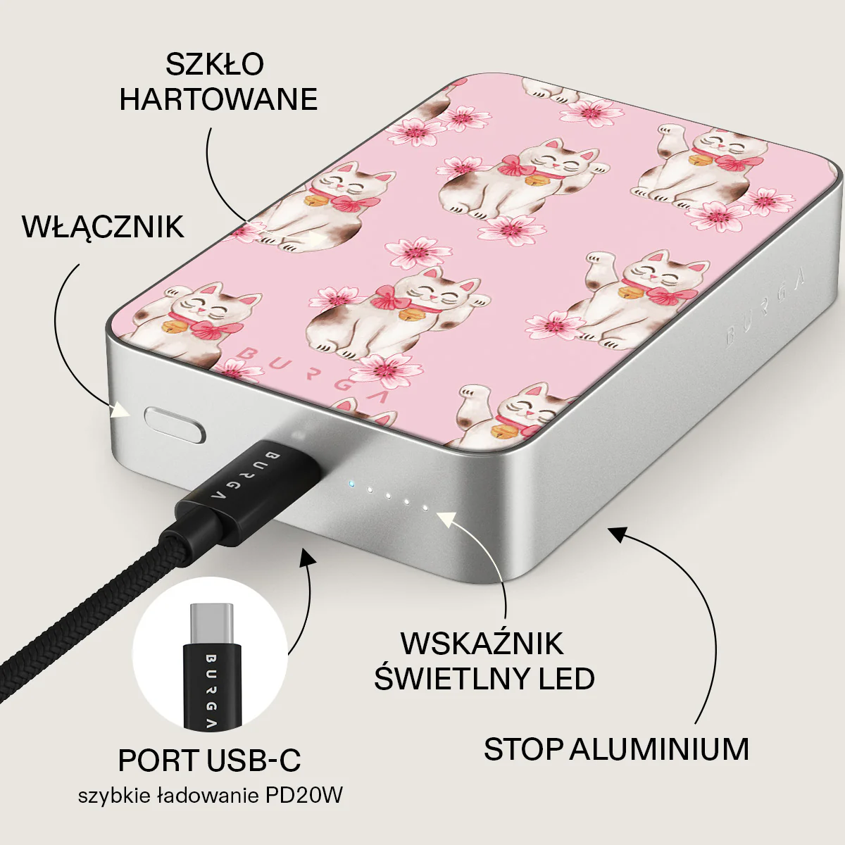Maneki Neko - Magnetyczny power bank - Image 45
