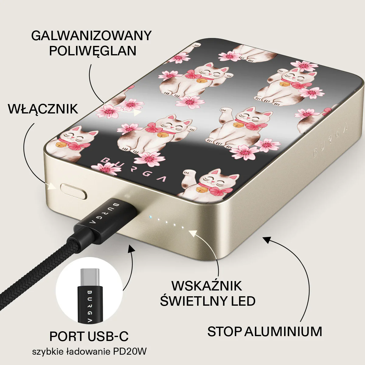 Maneki Neko - Magnetyczny power bank - Image 85
