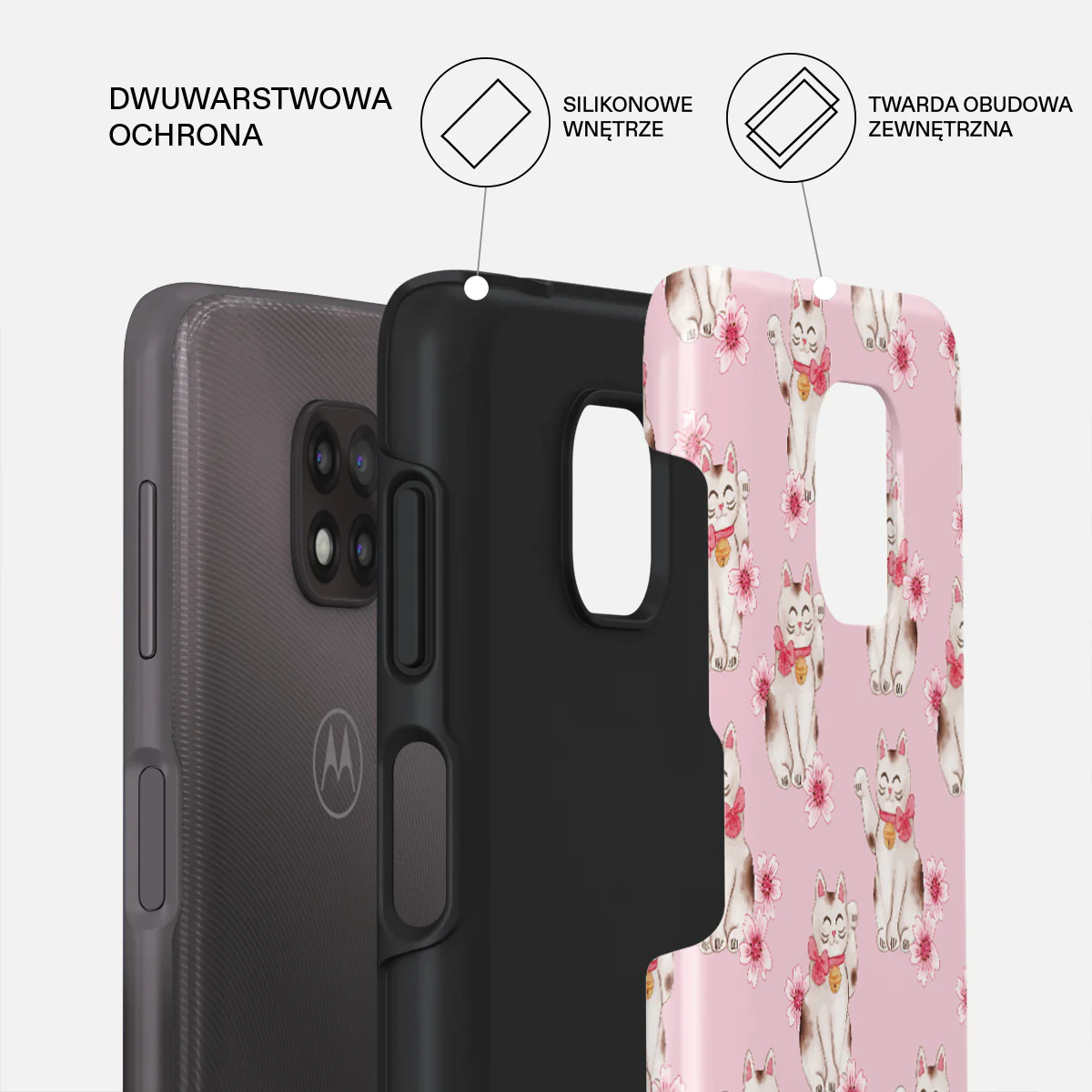 Maneki Neko - Motorola Moto G Power 2021 Etui - Image 2
