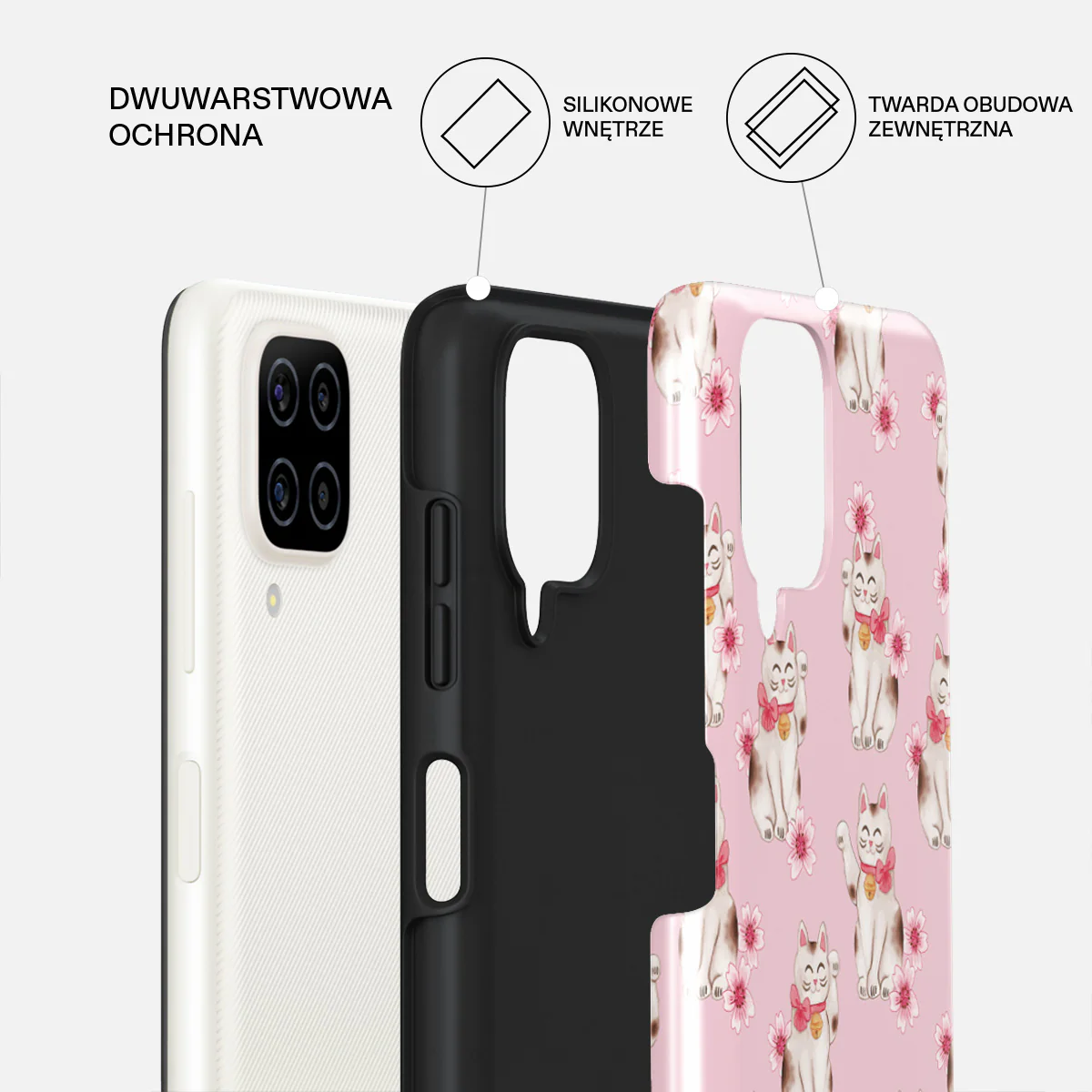 Maneki Neko - Samsung Galaxy A12 4G Etui - Image 2