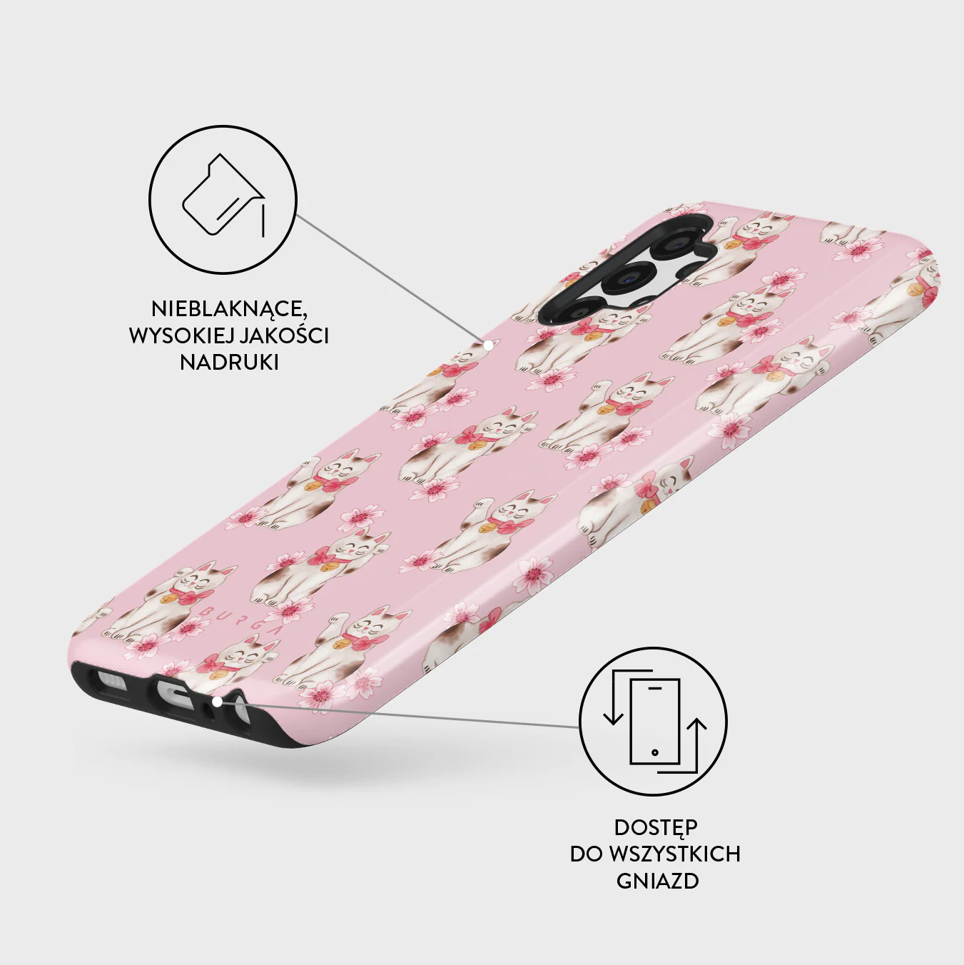 Maneki Neko - Samsung Galaxy A13 4G Etui - Image 3