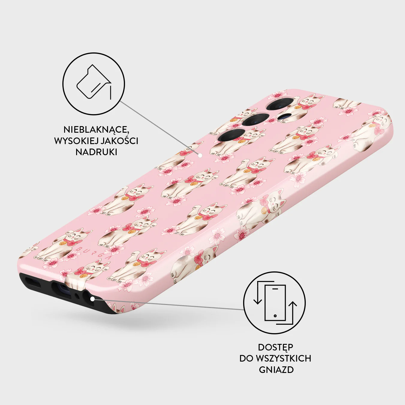 Maneki Neko - Samsung Galaxy A15 4G / 5G Etui - Image 3