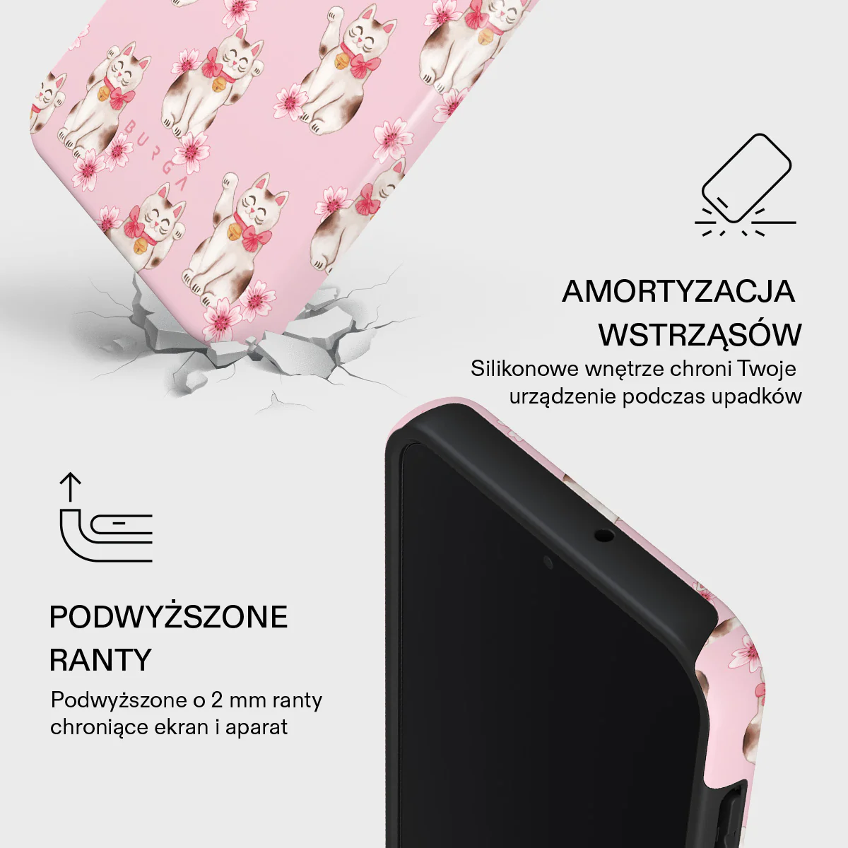 Maneki Neko - Samsung Galaxy A15 4G / 5G Etui - Image 4