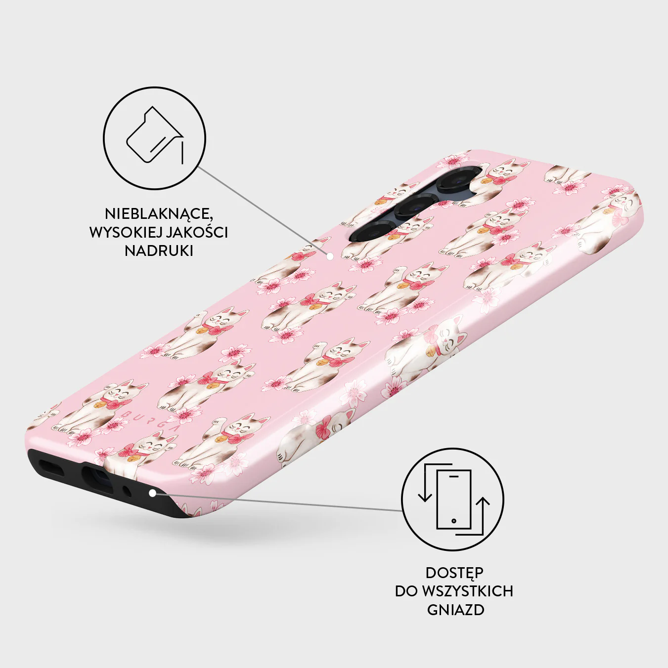 Maneki Neko - Samsung Galaxy A16 Etui - Image 3