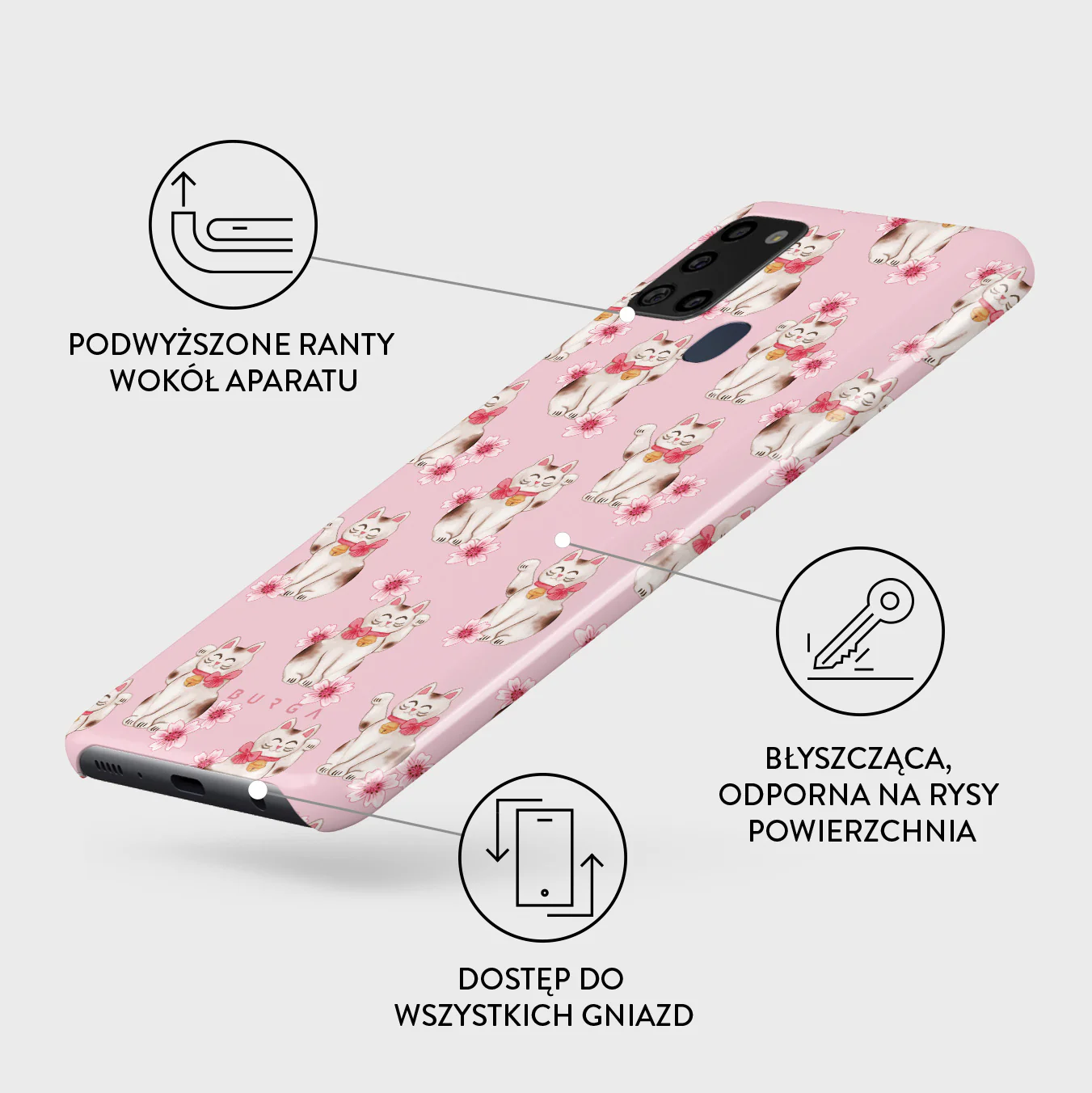 Maneki Neko - Samsung Galaxy A21s 4G Etui - Image 3