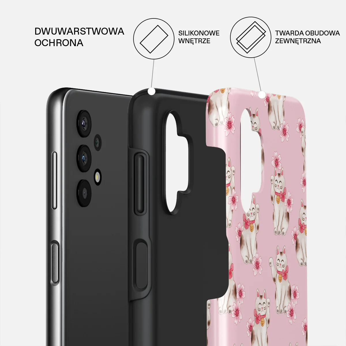 Maneki Neko - Samsung Galaxy A32 5G Etui - Image 2