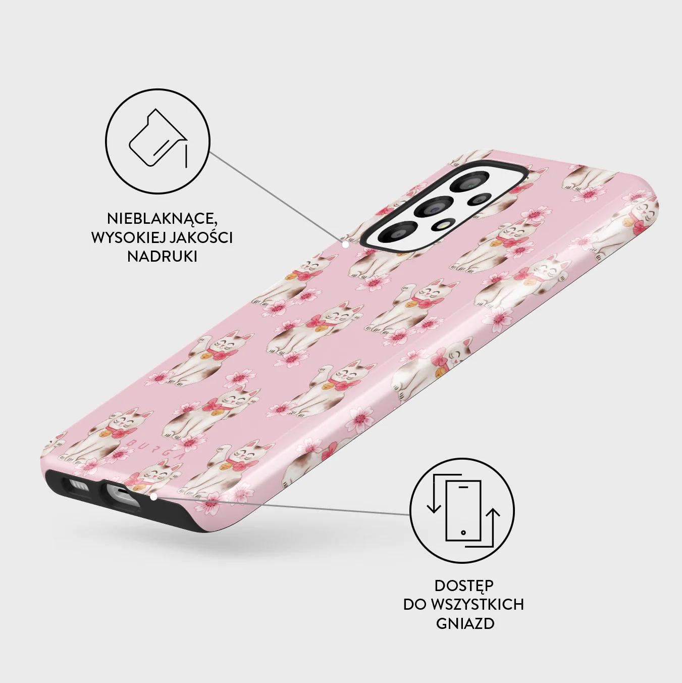 Maneki Neko - Samsung Galaxy A33 Etui - Image 3