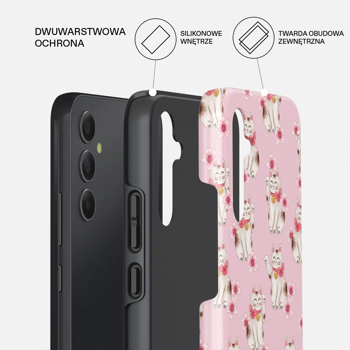 Maneki Neko - Samsung Galaxy A34 Etui - Image 2