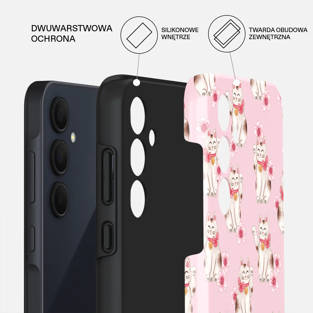 Maneki Neko - Samsung Galaxy A35 Etui - Image 2