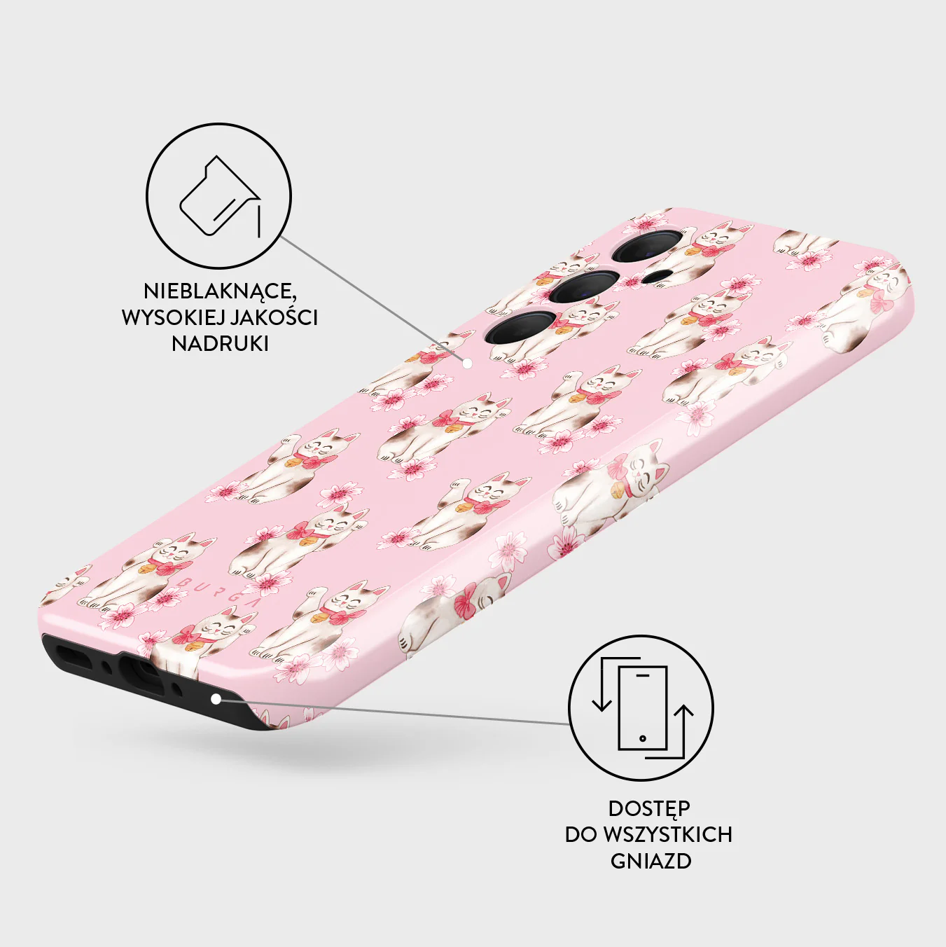 Maneki Neko - Samsung Galaxy A35 Etui - Image 3