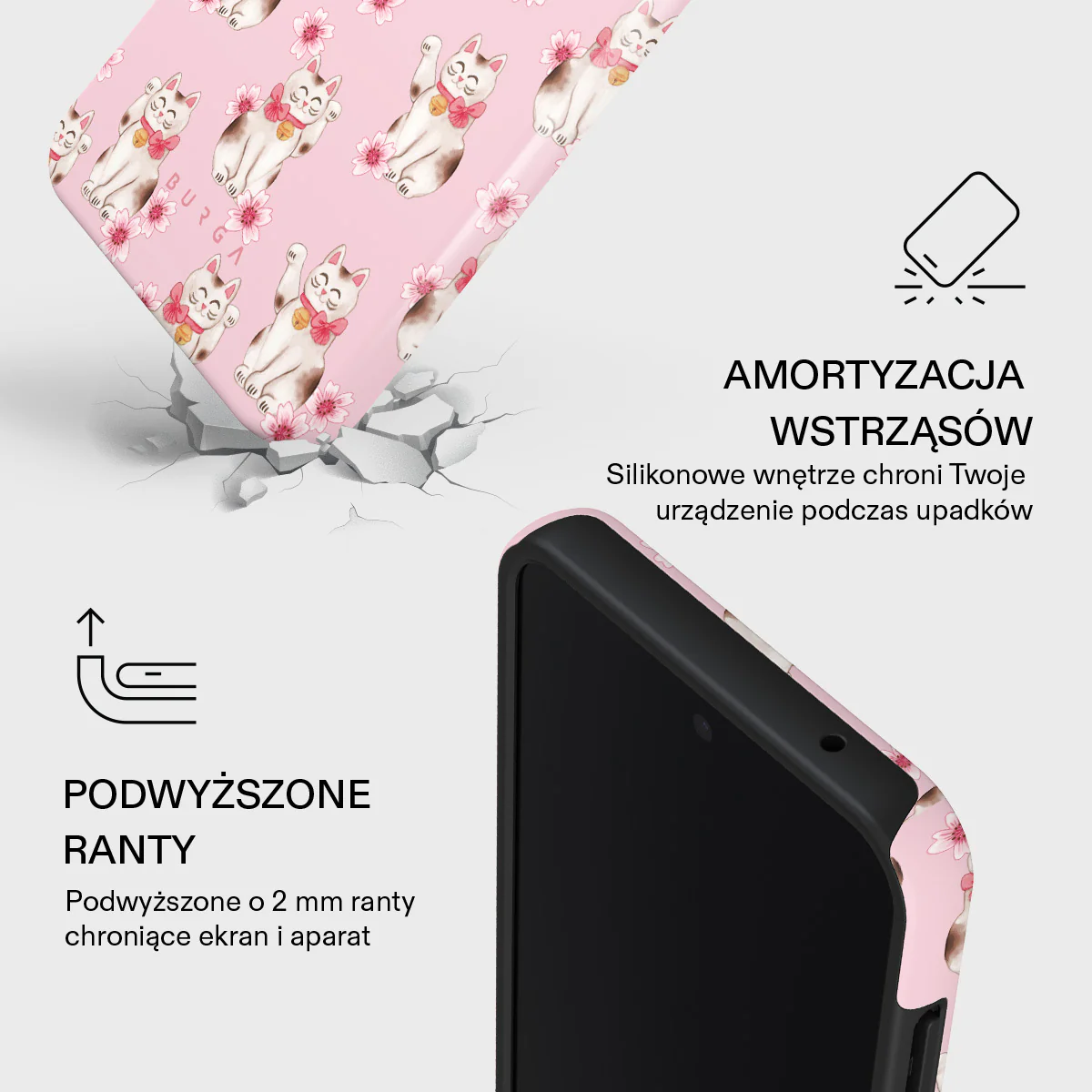 Maneki Neko - Samsung Galaxy A35 Etui - Image 4